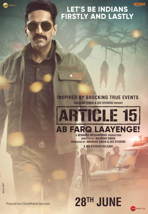 Article 15 - Indian Movie Poster