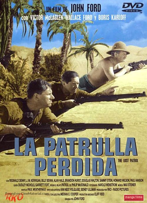 The Lost Patrol - Spanish Movie Cover