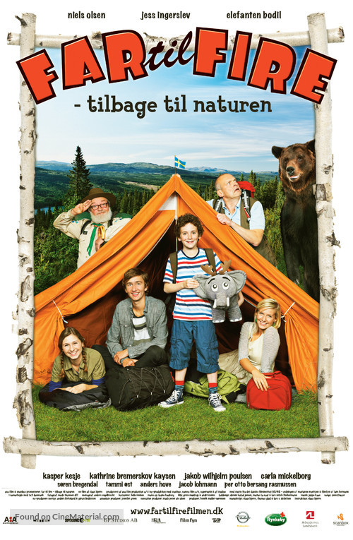 Far til fire - tilbage til naturen - Danish Theatrical movie poster