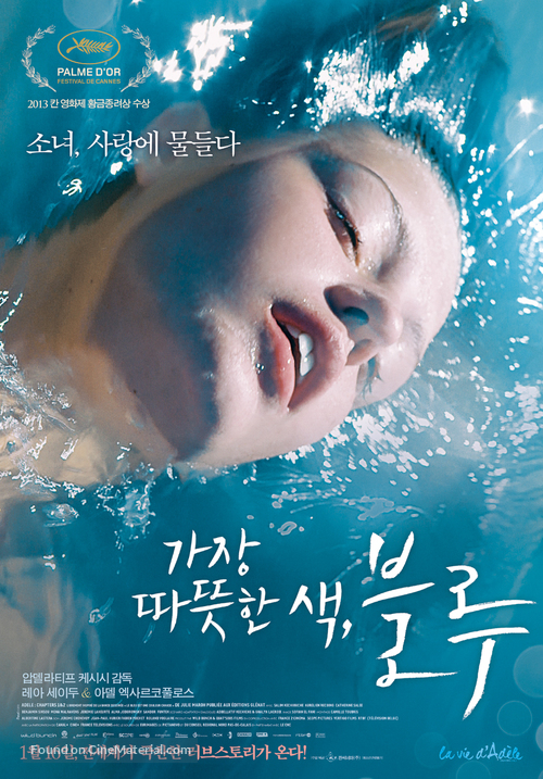 La vie d&#039;Ad&egrave;le - South Korean Movie Poster