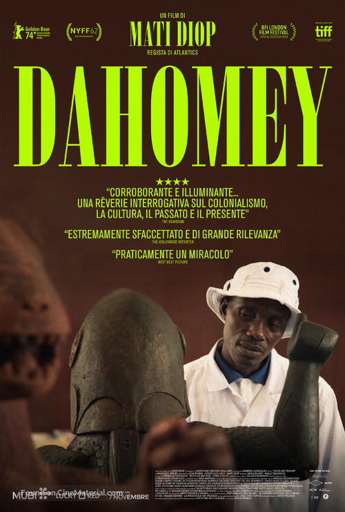 Dahomey - Italian Movie Poster