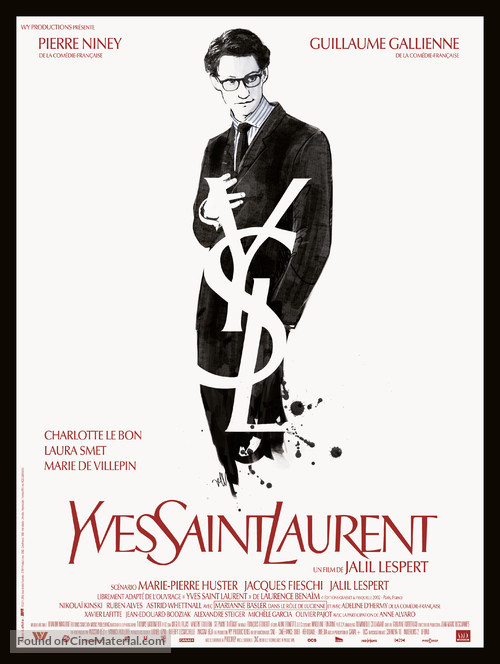 Yves Saint Laurent - French Movie Poster
