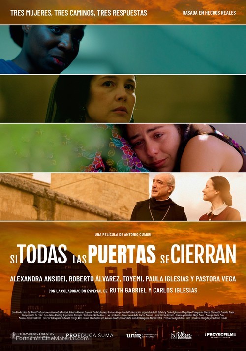 Si todas las puertas se cierran - Spanish Movie Poster