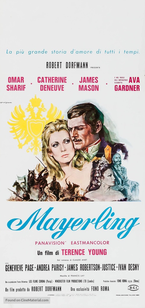 Mayerling - Italian Movie Poster