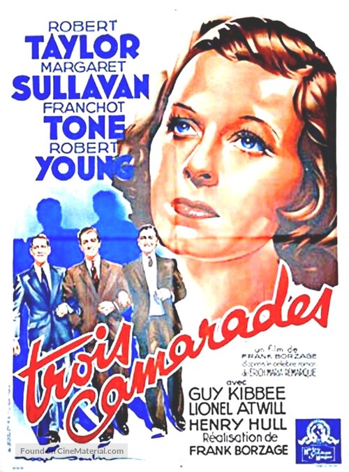 Three Comrades - French Movie Poster