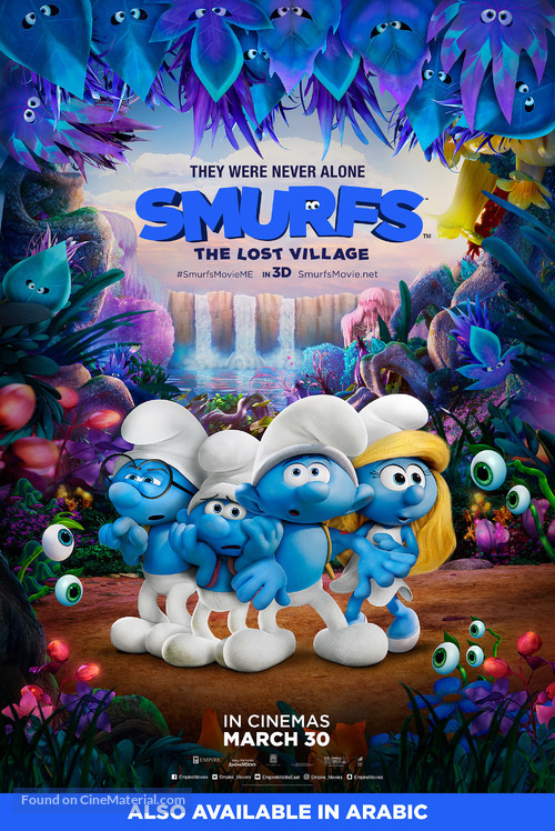 Smurfs: The Lost Village - Lebanese Movie Poster