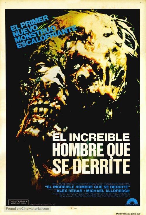 The Incredible Melting Man - Spanish Movie Poster