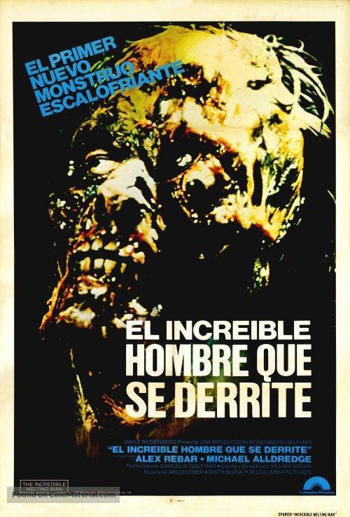 The Incredible Melting Man - Spanish Movie Poster