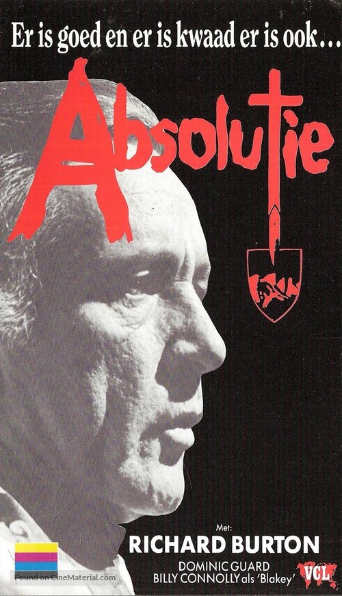 Absolution - Dutch VHS movie cover