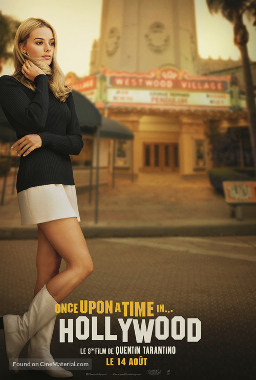 Once Upon a Time in Hollywood - French Movie Poster