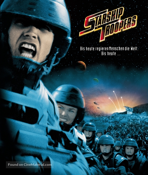 Starship Troopers - German Blu-Ray movie cover