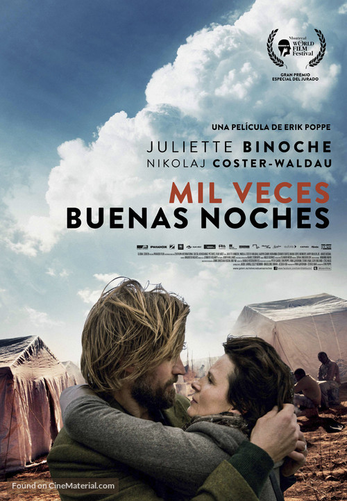 Tusen ganger god natt - Spanish Movie Poster