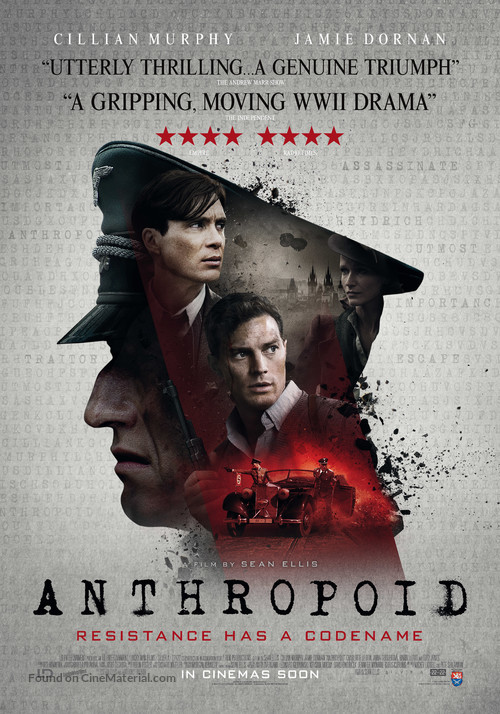 Anthropoid - Czech Movie Poster