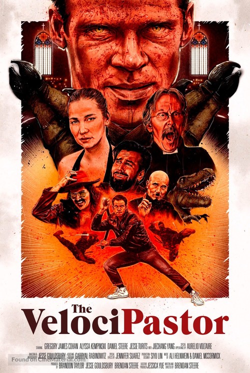The VelociPastor - Movie Poster