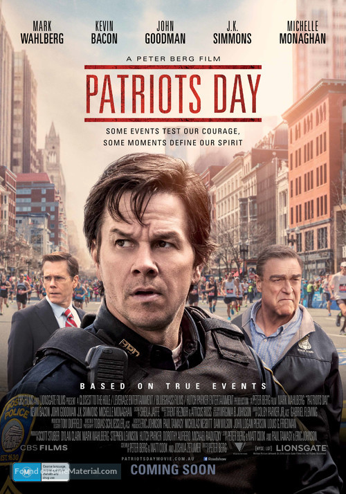 Patriots Day - Australian Movie Poster