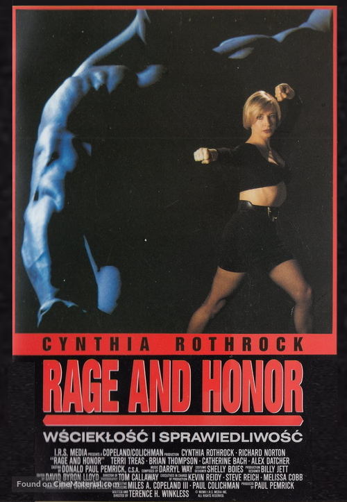 Rage of Honor - Polish Movie Cover