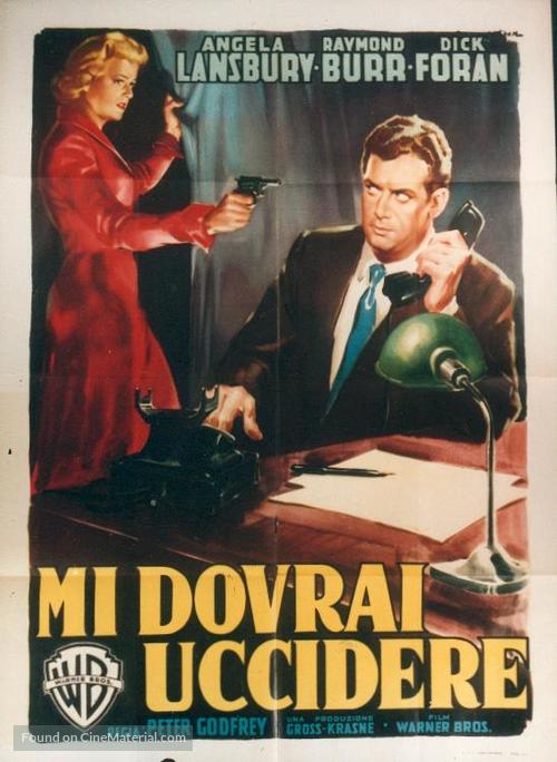 Please Murder Me - Italian Movie Poster
