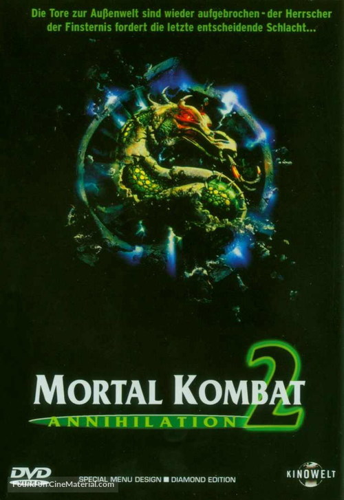 Mortal Kombat: Annihilation - German DVD movie cover