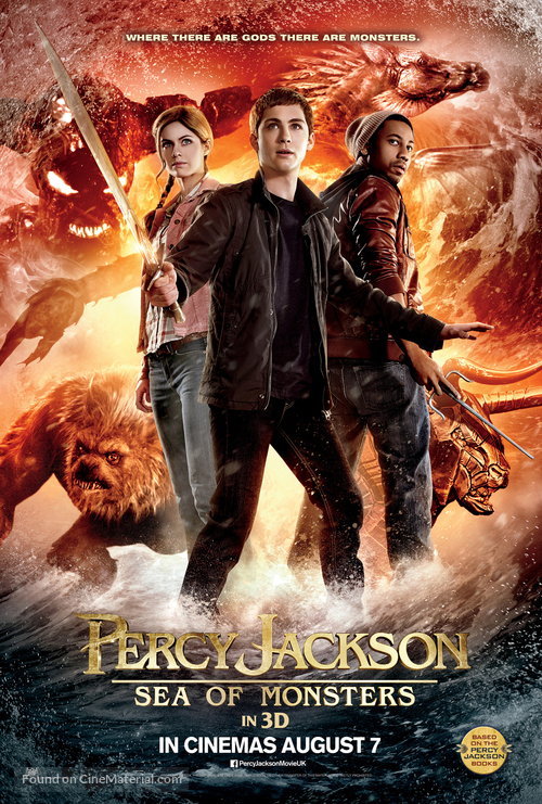 Percy Jackson: Sea of Monsters - British Movie Poster