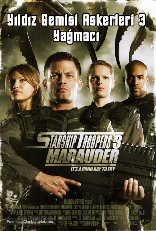 Starship Troopers 3: Marauder - Turkish Movie Poster