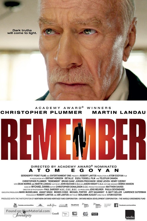 Remember - Canadian Movie Poster