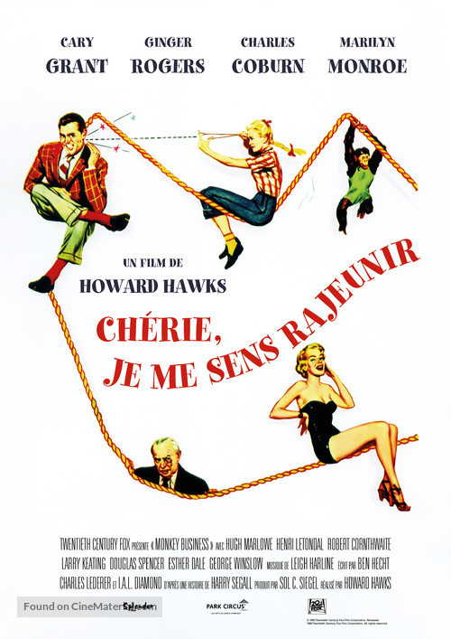Monkey Business - French Re-release movie poster