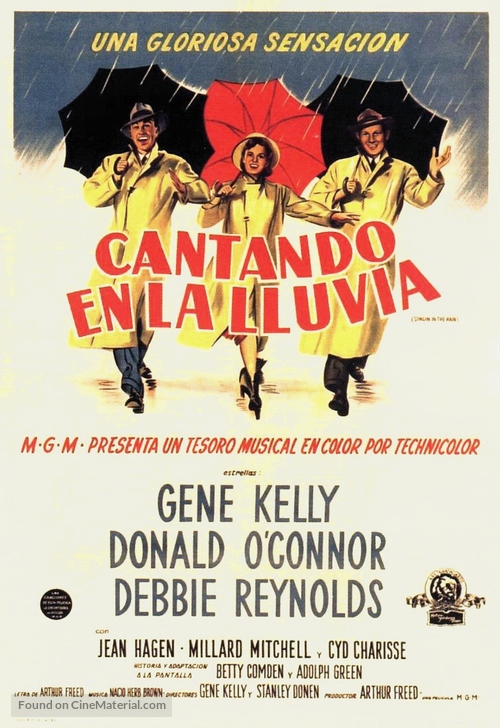 Singin&#039; in the Rain - Uruguayan Movie Poster