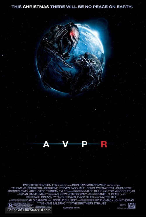 AVPR: Aliens vs Predator - Requiem - Movie Poster