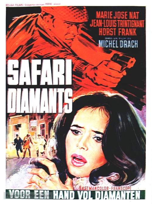Safari diamants - Belgian Movie Poster
