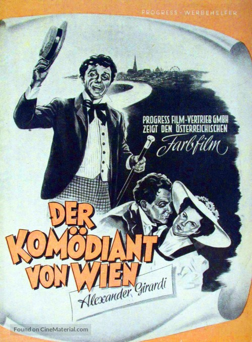 Der Kom&ouml;diant von Wien - Austrian Movie Poster