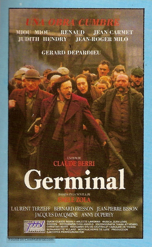 Germinal - Argentinian VHS movie cover