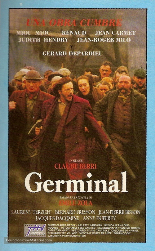 Germinal - Argentinian VHS movie cover