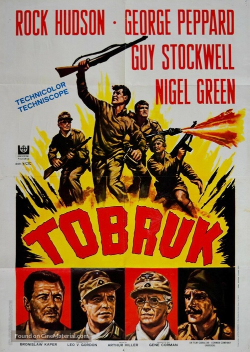 Tobruk - Italian Movie Poster