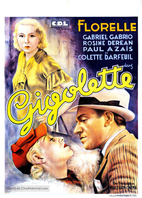 Gigolette - Belgian Movie Poster