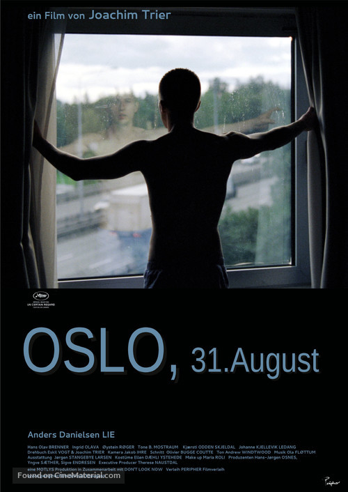 Oslo, 31. august - German Movie Poster