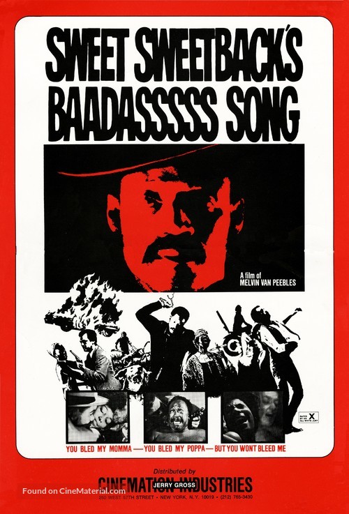 Sweet Sweetback&#039;s Baadasssss Song - Movie Poster