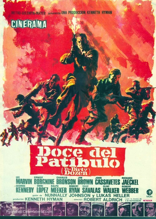 The Dirty Dozen - Spanish Movie Poster