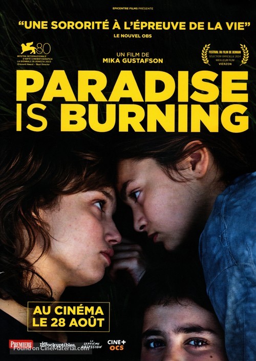 Paradiset brinner - French Movie Poster