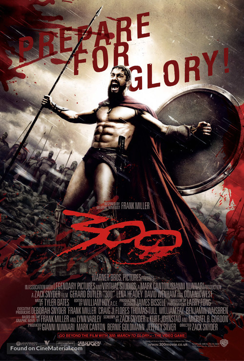 300 - British Movie Poster