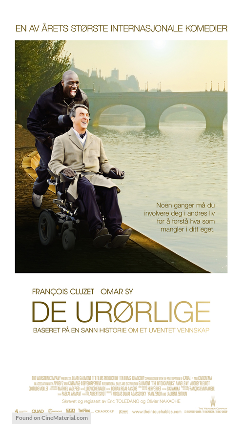 Intouchables - Norwegian Movie Poster