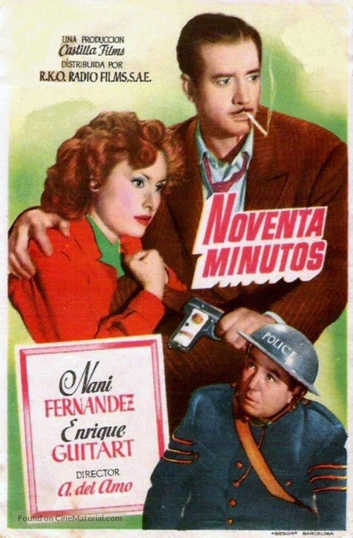 Noventa minutos - Spanish Movie Poster