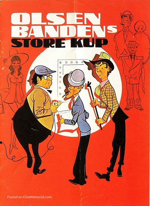 Olsen-bandens store kup - Danish Movie Poster