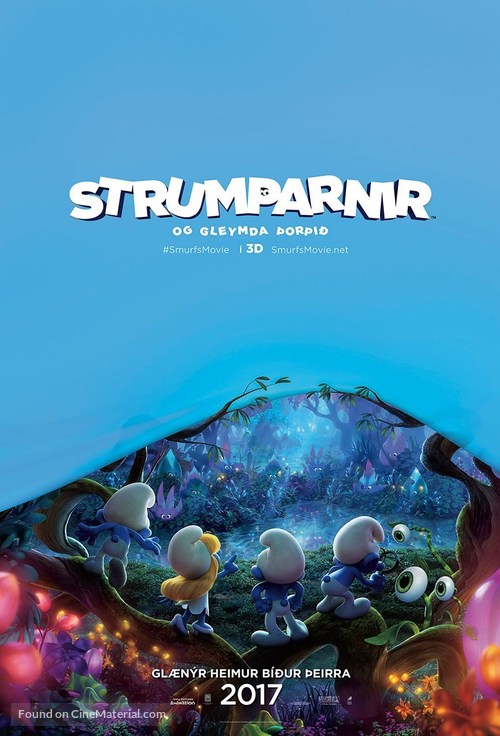 Smurfs: The Lost Village - Icelandic Movie Poster