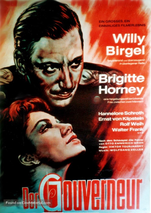 Der Gouverneur - German Movie Poster