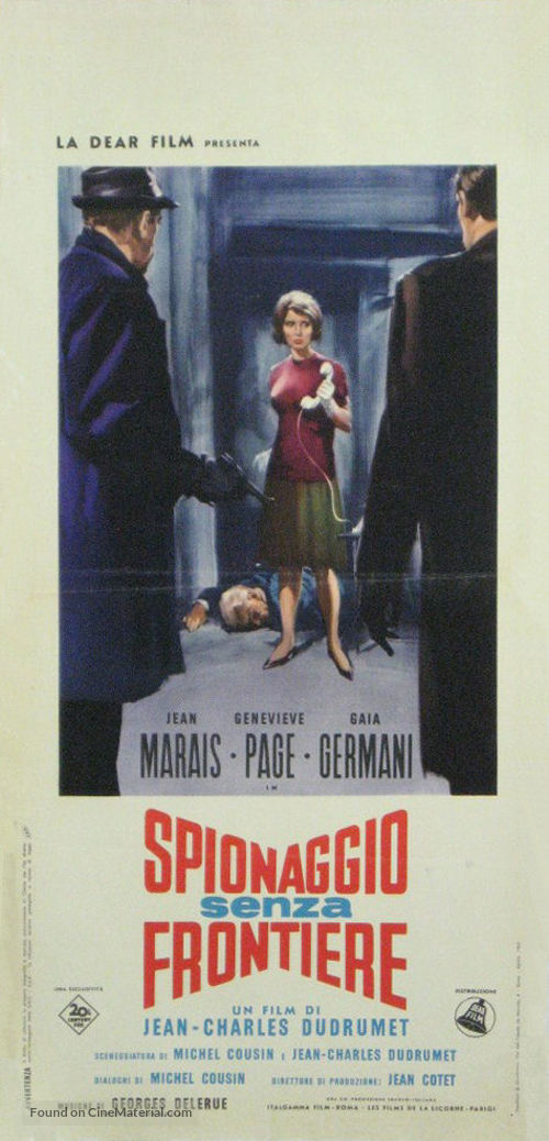 Mr. Stanislas geheim agent - Italian Movie Poster