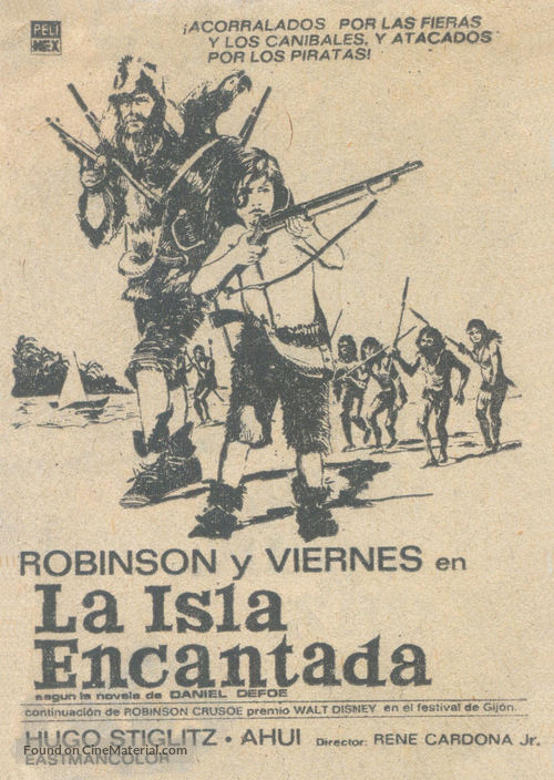 Robinson y Viernes en la isla encantada - Spanish poster