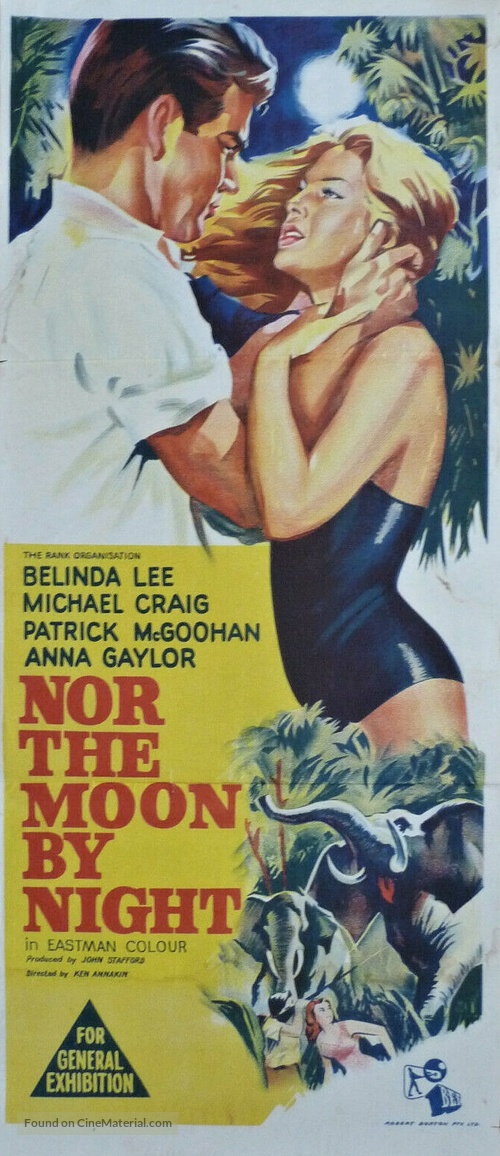 Nor the Moon by Night - Australian Movie Poster