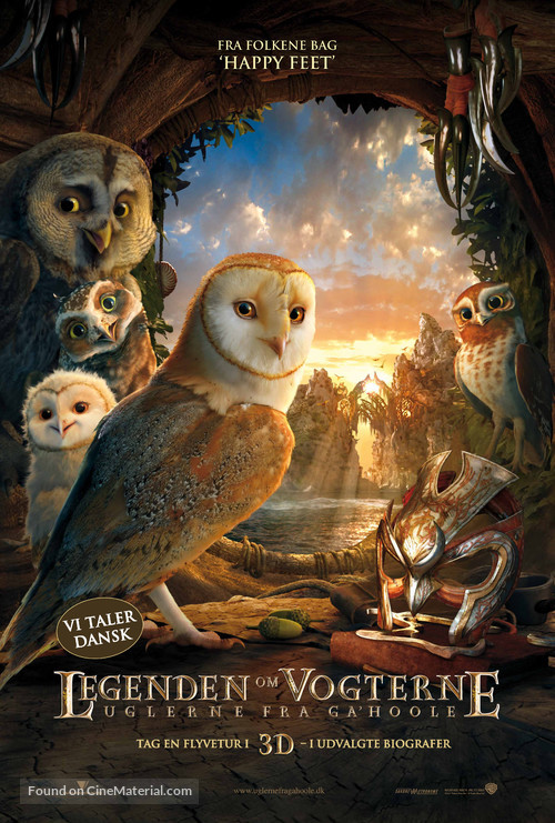 Legend of the Guardians: The Owls of Ga&#039;Hoole - Danish Movie Poster
