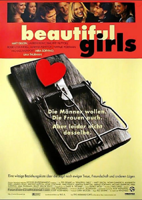 Beautiful Girls - German Movie Poster
