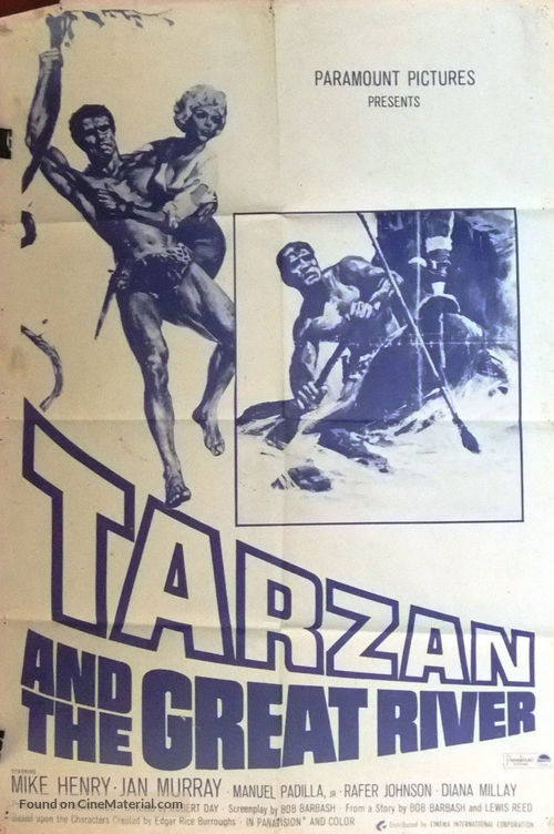 Tarzan and the Great River - Lebanese Movie Poster